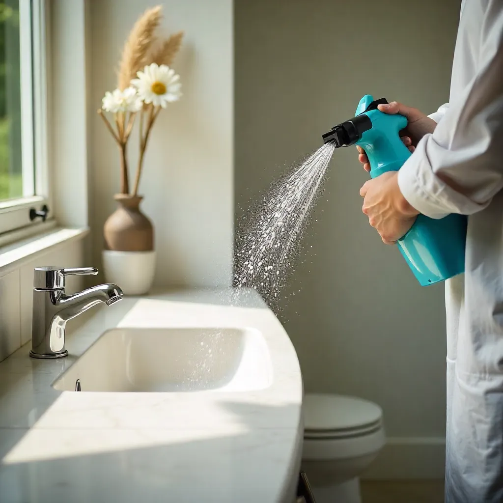 Natural cleaning methods demonstration